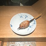 炭割烹 新谷 - 地鶏のつくね塩 ◎めっちゃ美味い！