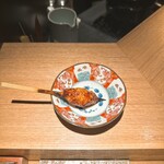 炭割烹 新谷 - 地鶏のつくねタレ ◎めっちゃ美味い！