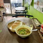 バインミー布施 - バインミーボーコー(ランチセット) コーヒー付　¥1,100