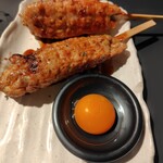 ジャンボやき鳥 つかさ - 月見つくね