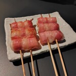 ジャンボやき鳥 つかさ 本店 - もちベーコン巻き