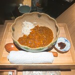 炭割烹 新谷 - 〆の熊野地鶏と赤ワインの10時間煮込んだハヤシライス ◎うんまー！めっちゃくちゃ美味い！