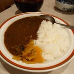 焼肉　松寿苑 - 牛すじカレー（ハーフ）