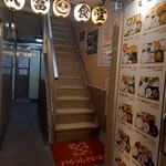 丸富食堂 - ２Ｆへの入り口