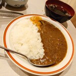 焼肉　松寿苑 - 牛すじカレーのハーフサイズ