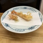 天ぷら新宿つな八 - 車海老の天ぷら