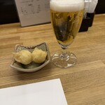 天ぷら新宿つな八 - ジャガイモのトリュフ塩