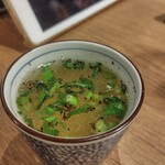 ねぎま 三ぞう - 〆の鶏スープ