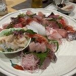 和彩酒菴 しずく - 造り盛り合わせ