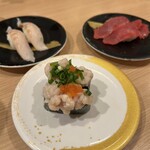 函太郎 大阪店 - ハッサク、白子軍艦、まぐろ赤身