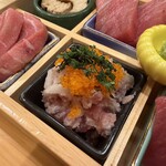 牛タンとマグロとクリスピー餃子 ひまわり［海］ - 