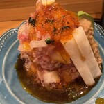 牛タンとマグロとクリスピー餃子 ひまわり［海］ - 