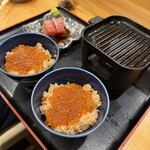 牛タンとマグロとクリスピー餃子 ひまわり［海］ - 