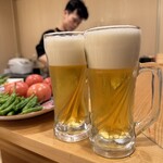 牛タンとマグロとクリスピー餃子 ひまわり［海］ - 