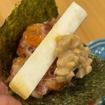 牛タンとマグロとクリスピー餃子 ひまわり［海］ - 