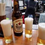 かるちゃん - 大瓶ビール700円