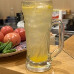 牛タンとマグロとクリスピー餃子 ひまわり［海］ - 