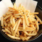 Black truffle flavored fries