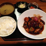 ああばん - 三次旬野菜と鹿児島黒豚の酢豚