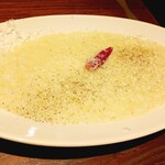 パスタバル MiKiYA's - 3種チーズのリゾットは安定の美味しさです。