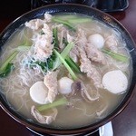 ババ ミャンマー ヌードル - ミックスチェーオー大（900円）細麺（ビーフン）