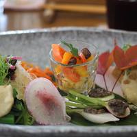 野菜の前菜盛り合わせ