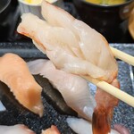 道の駅越前たけふ - バスツアーの昼食で提供された ”握り寿司御膳”。
