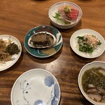 すっぽん料理 田吾作 - 様々な小鉢達