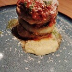 scica - ハンバーグミルフィーユ（ミラノ雪化粧）