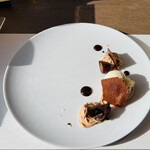 西武 旅するレストラン 52席の至福 - デザート アルマニャックのアイス モンブラン仕立て