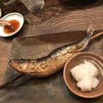 居酒屋 ちょーちょ - とろいわしの塩焼き