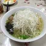 おおもり - ねぎラーメン（シオ） 850円
