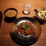 ワ カフェ エイム - 14.09.02 伝説のポークカレー(1026円)