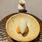 茶禅華 - 【写真㉙】胡麻アイス、柿、タピオカ