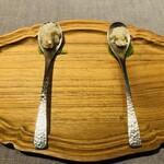 茶禅華 - 【写真⑨】酔大閘蟹　爪肉　雄雌