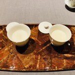 茶禅華 - 【写真㉛】杏仁豆腐(温)、杏仁豆腐(冷)