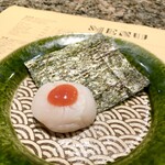 シカゴ - ●前菜１
      北海道産帆立貝の磯部焼き