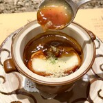 シカゴ - ●お口直し⁈
      オニオングラタンスープ