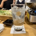 居酒屋 潮 酒と飯処 - 麦焼酎のソーダ割り