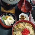 まるひで食堂 - 湯葉丼セット