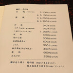 田舎庵 - メニュー