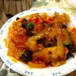 シルクロード・タリムウイグルレストラン - コイパチャック コルミス(羊足の炒め物)（中）