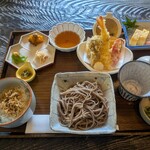 霞中庵 音和そば - 福徳セット