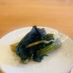 柚木元 - ⑭【食事-1】
      ・源助蕪菜のお新香