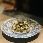 nôtori - ⑩【やさいめし】
      ★ 自家製醬2種（椎茸、トマト）の醬めし？と30種以上の季節野菜の混ぜご飯