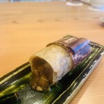 柚木元 - ⑩【合肴】
      猪足の煮込み春巻き