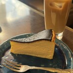 喫茶レトロタイム - バスクチーズケーキ　めっちゃ美味しい