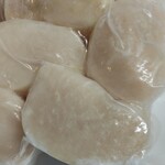 築地KYOKUTO - 平貝の貝柱剥き身冷凍パック､アップ。