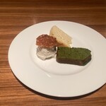 シマラボ ビス - 抹茶とスフレチーズケーキ　