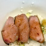 らーめん かねかつ - 鴨肉ごはん✨